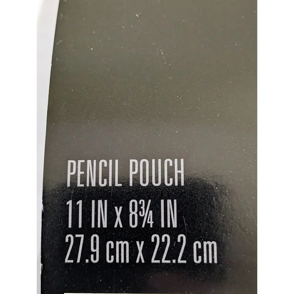 Mead Five Star Pencil Pouch Binder 3 Zipper Compartment Back To School Supply